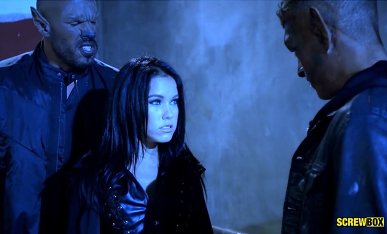 Megan Rain Group sex with werewolves